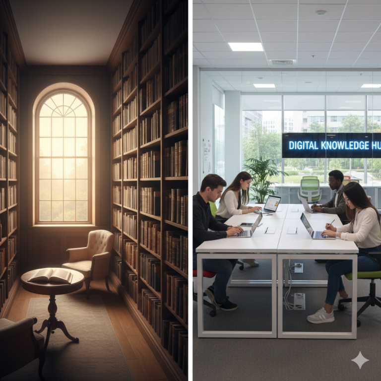 Digital Library vs Traditional Library: Why the Shift Matters