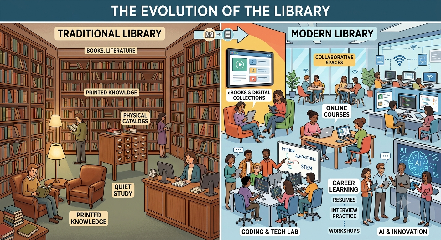 From Reading Rooms to Learning Hubs