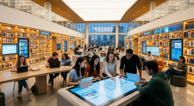 The Future of Libraries: From Book Storage to Skill Development Hubs