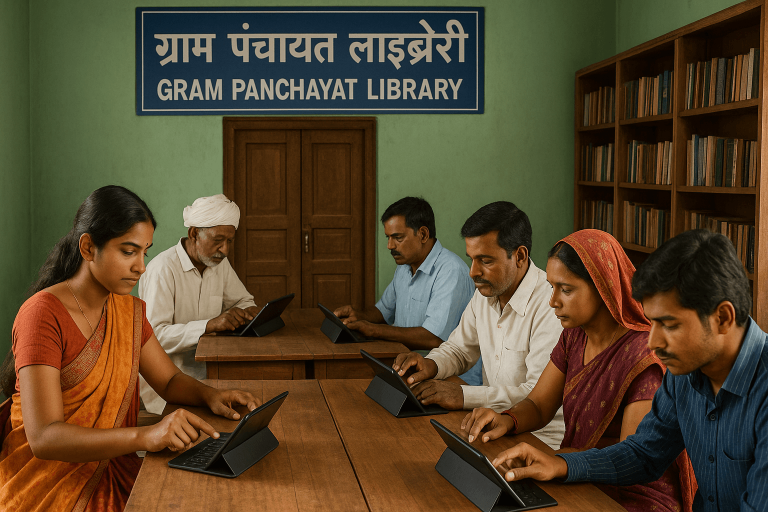 Gram Panchayat Digital Library: A Gateway to  Lifelong Learning in Rural India