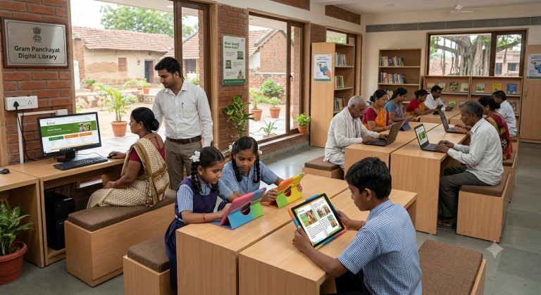Gram Panchayat Libraries: Bringing Quality Learning to Rural India Through Digital Libraries