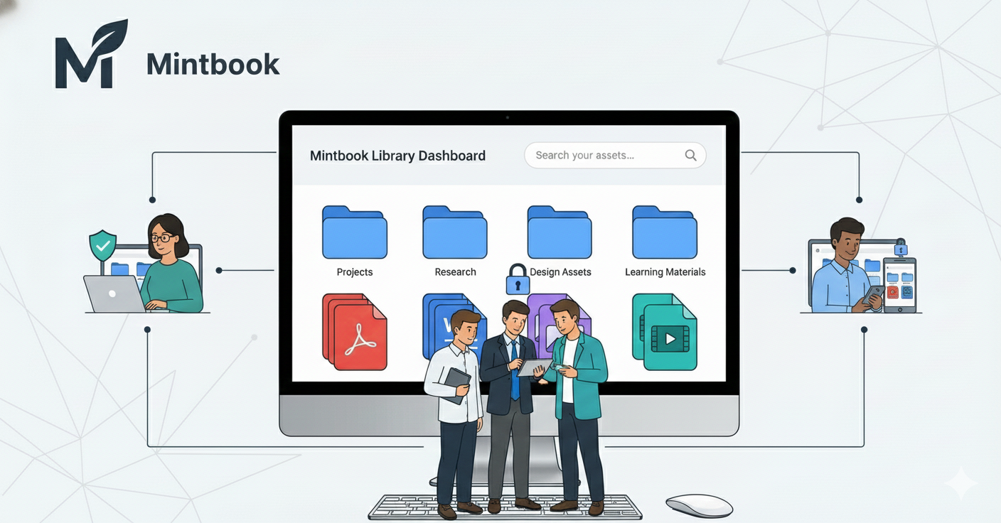 mintbook digital library dashboard