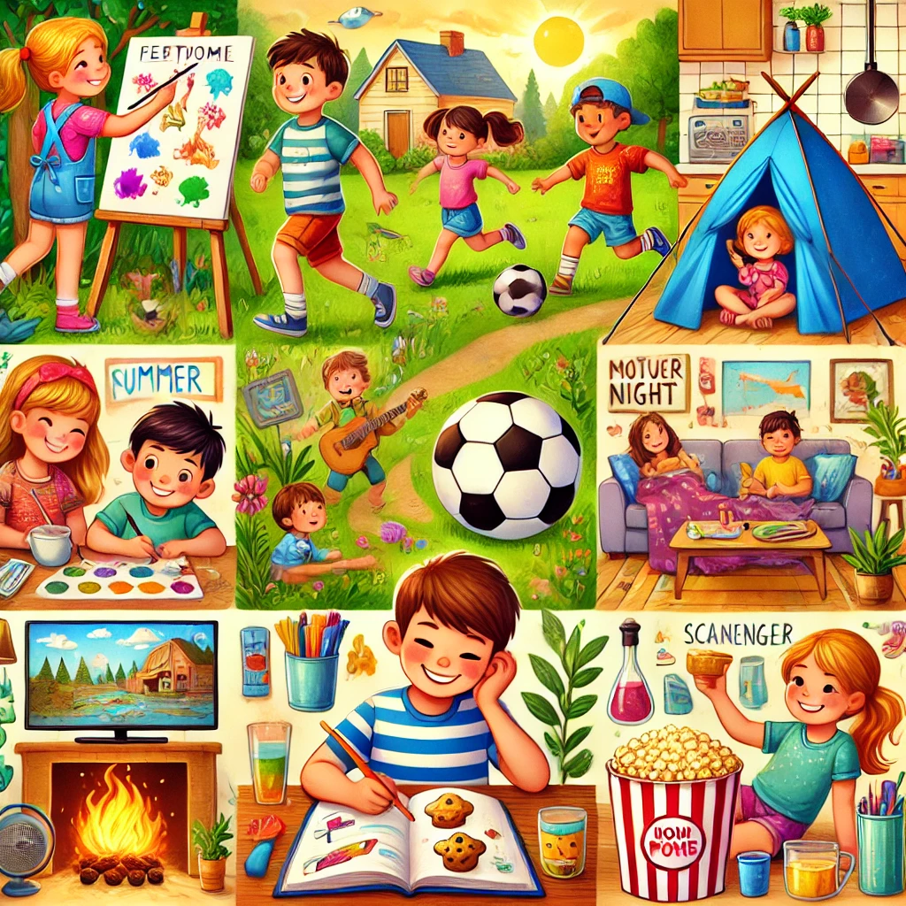 summer camp activities at home